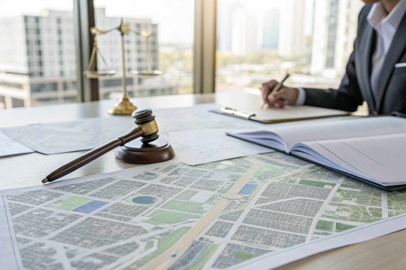 Legal document with ARS 9-500.39 text and city maps.