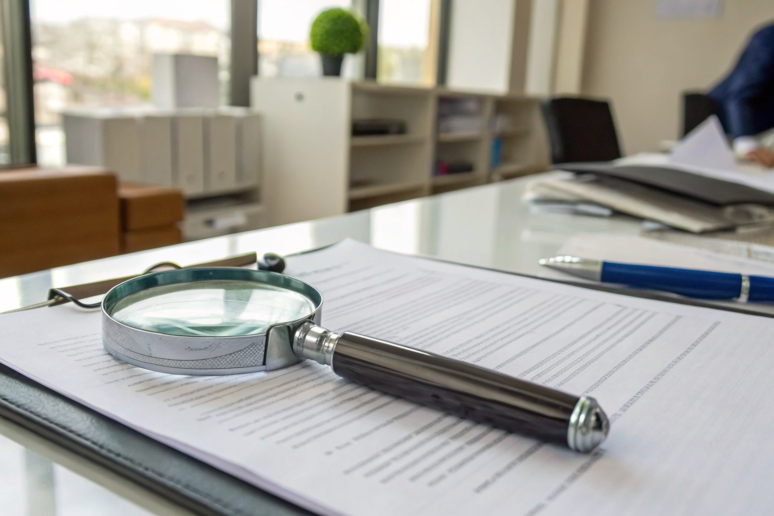 Insurance document showing cyber exclusion clause under magnifying glass.
