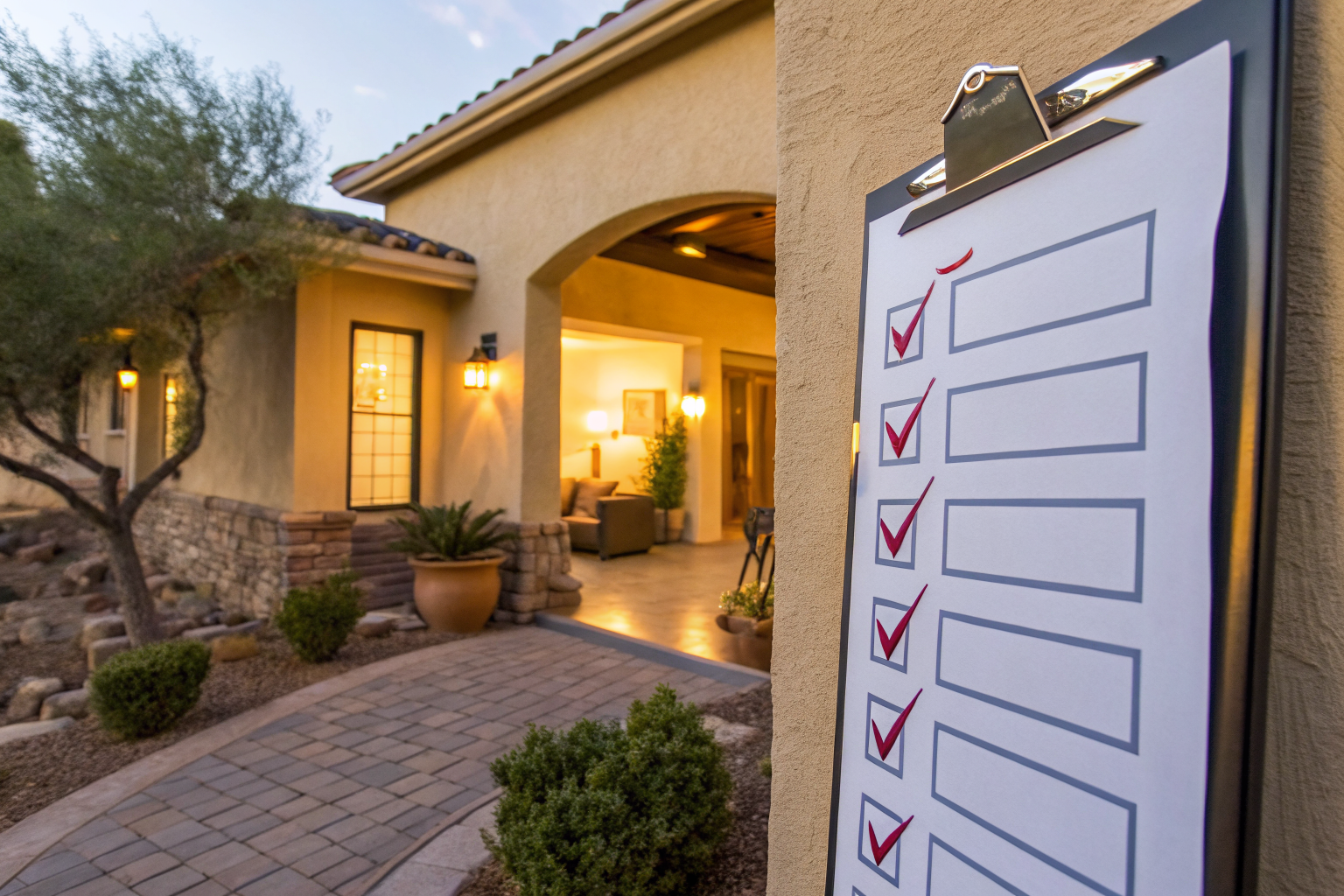 Home with checklist for snowbirds' extended absence.