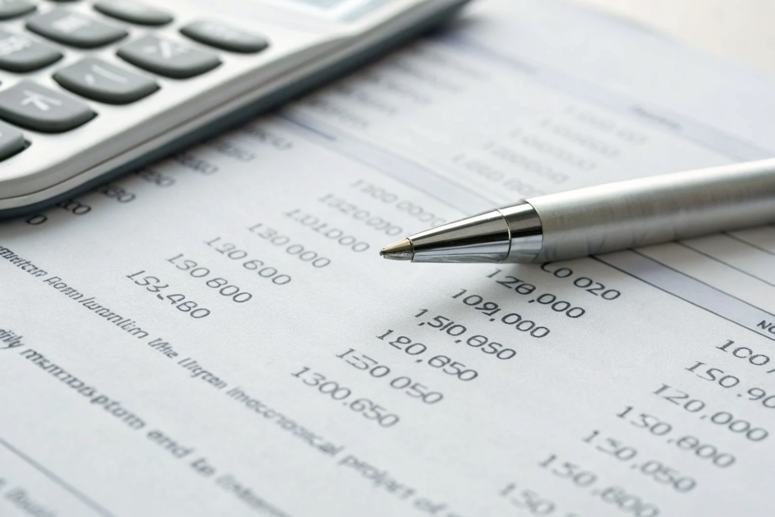 Insurance policy document showing 25/50/15 limits with calculator.