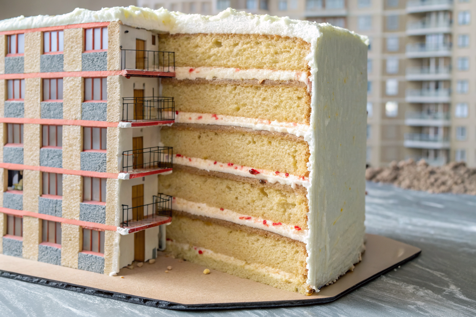 Cross-section illustration of a condo with 'bare-walls' vs. 'studs-in' policy gaps.