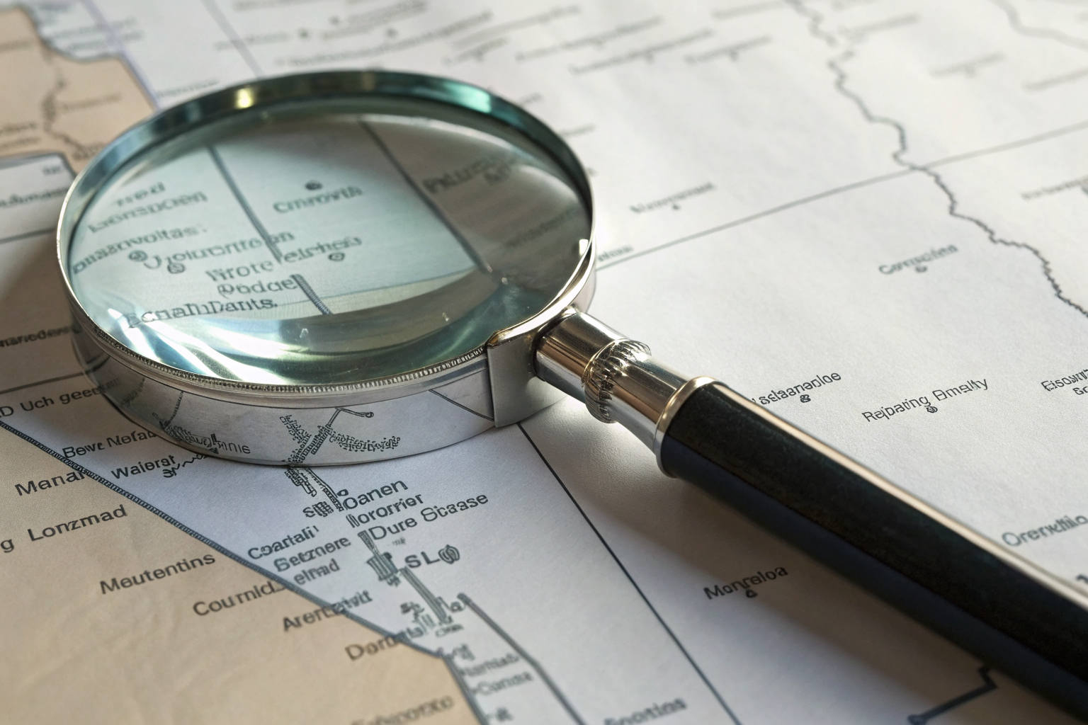 Magnifying glass over insurance document, focusing on UMPD details in Arizona.