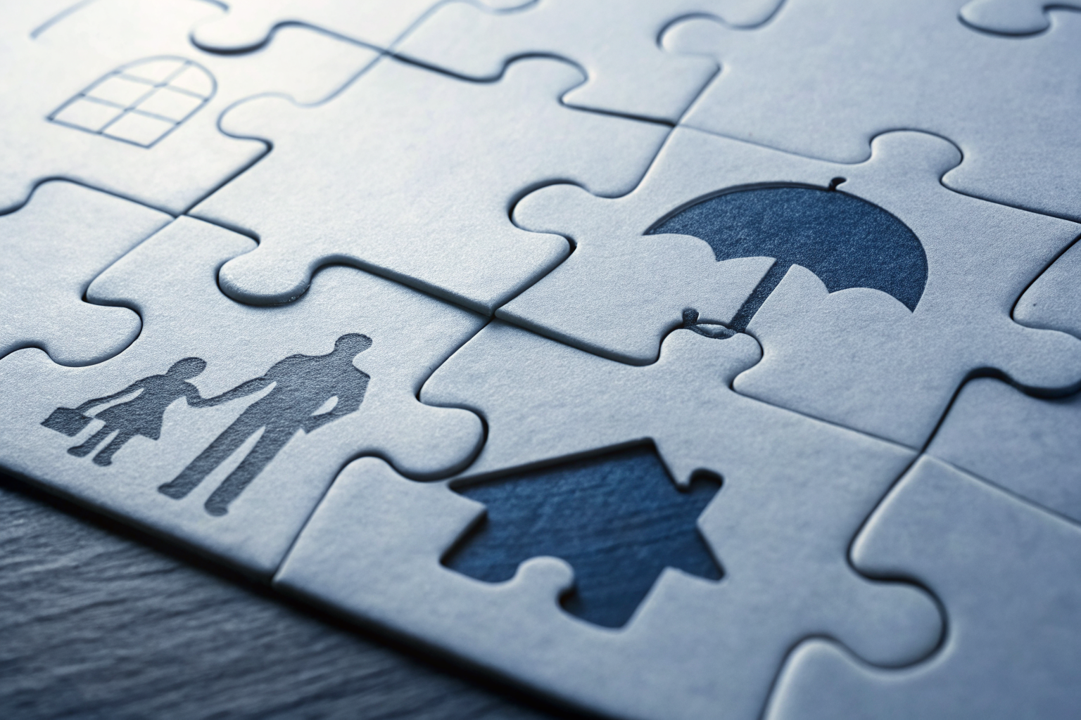 Puzzle with missing pieces showing insurance application and ARS 20-1109.