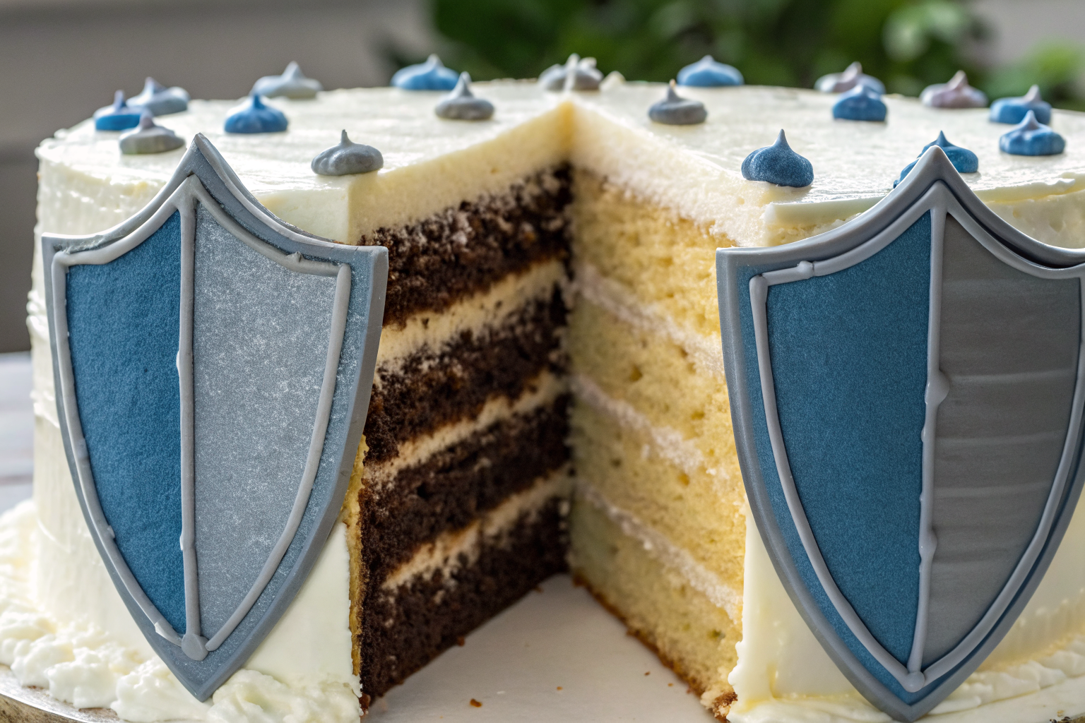 Layered shields metaphor for comprehensive insurance coverage and gaps in VRBO policies.