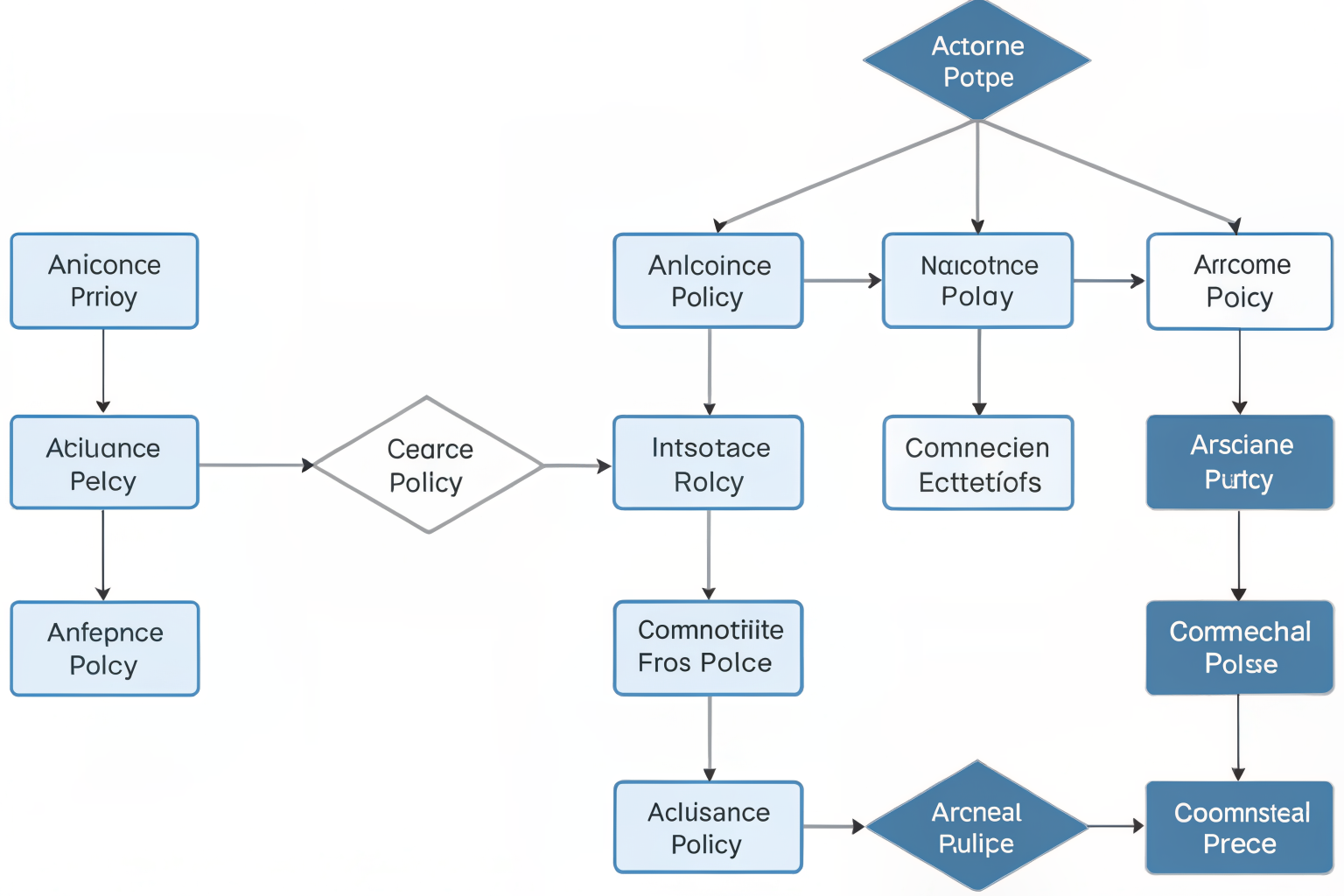 Decision tree illustrating policy choices for Arizona STR hosts with VRBO and DIFI elements.