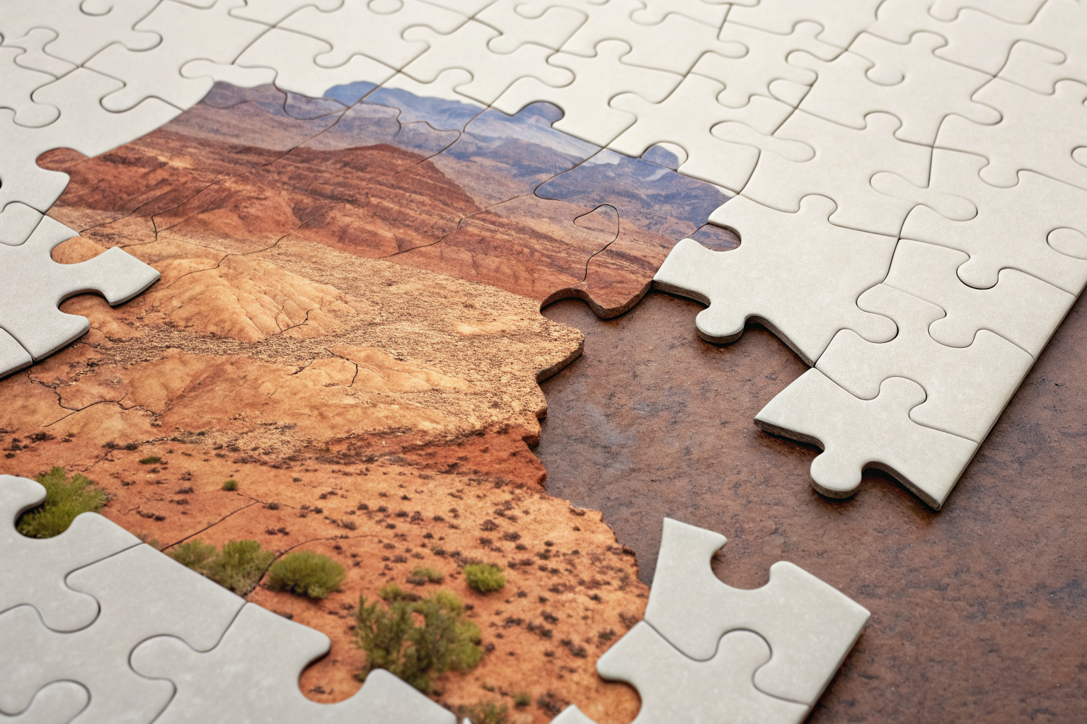 Missing puzzle piece from an Arizona map highlighting insurance coverage gaps.