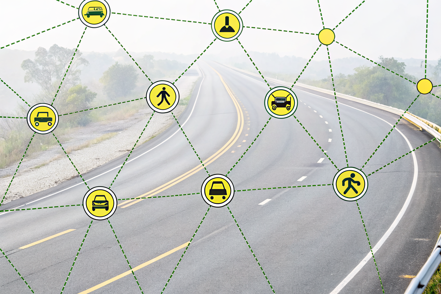 Illustration of diverging roads for coverage options, featuring NCCI codes and payroll audit icons.