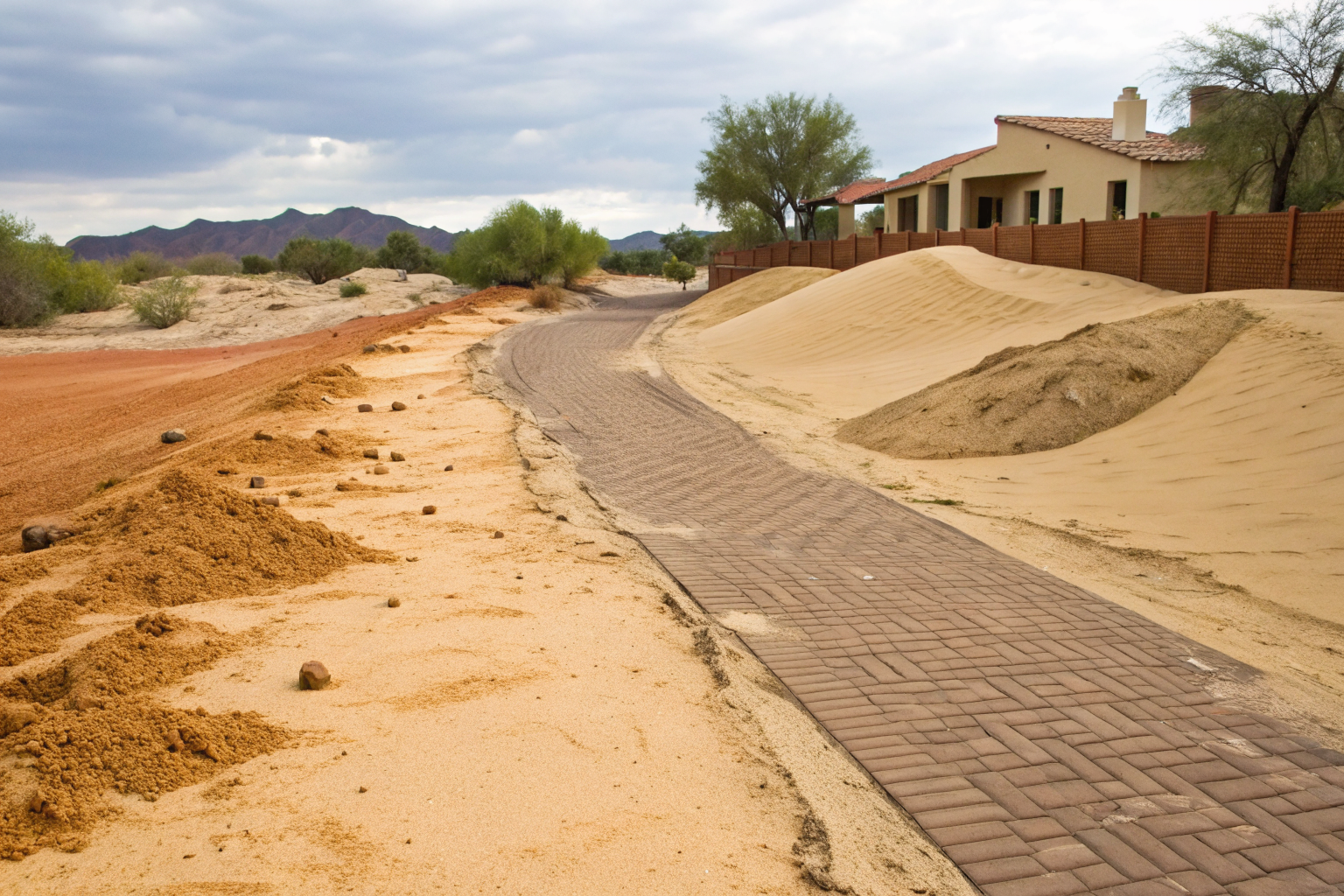 Solid ground vs shifting sands illustrating standard rules vs exceptions in insurance.