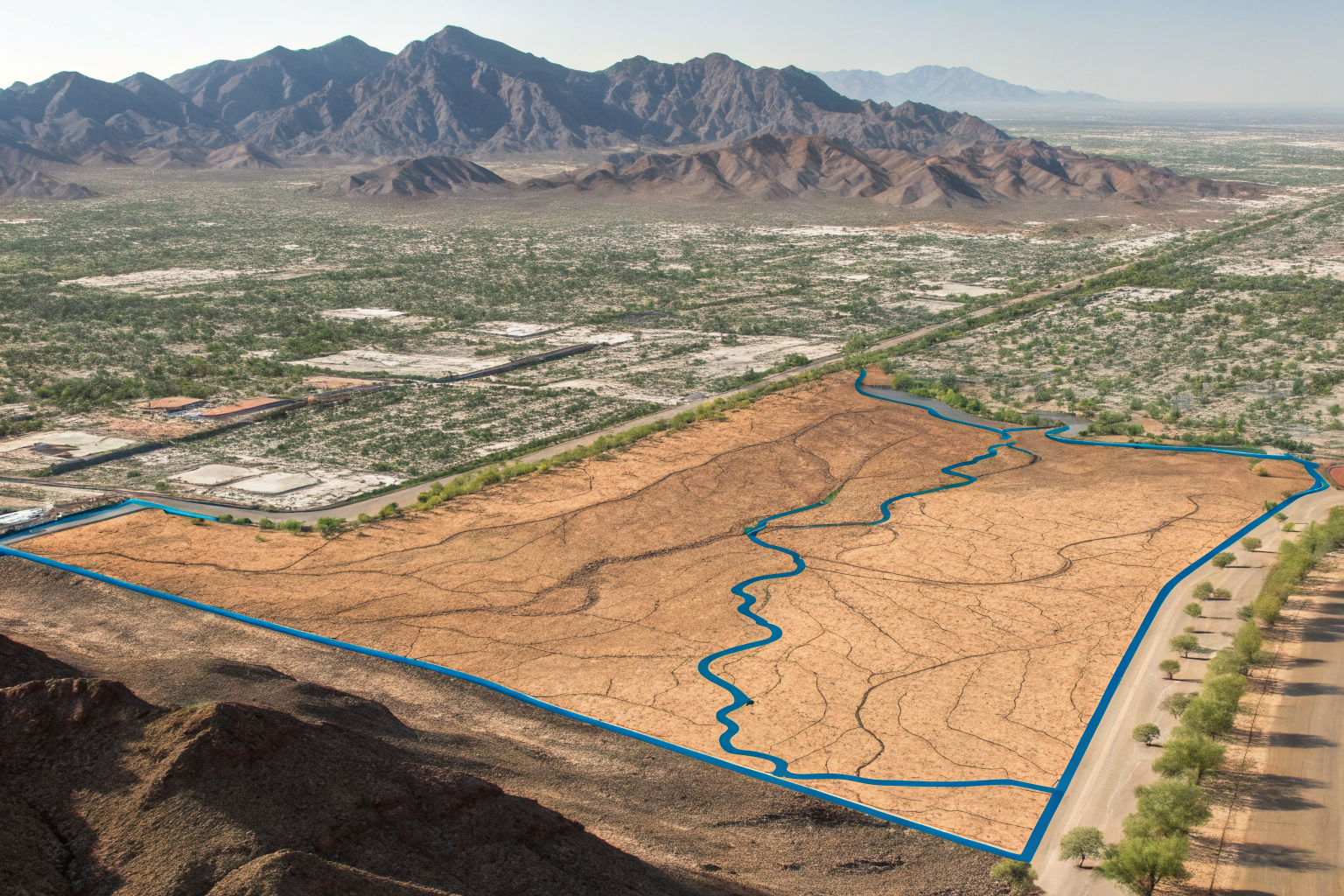 Illustration of Zone X in Phoenix with hidden flood risks and technical details.